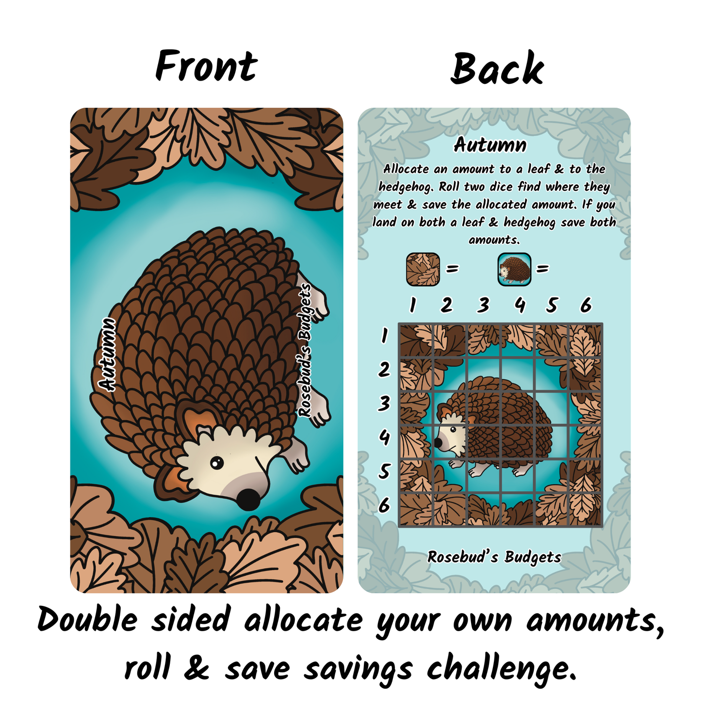 Autumn saving challenge