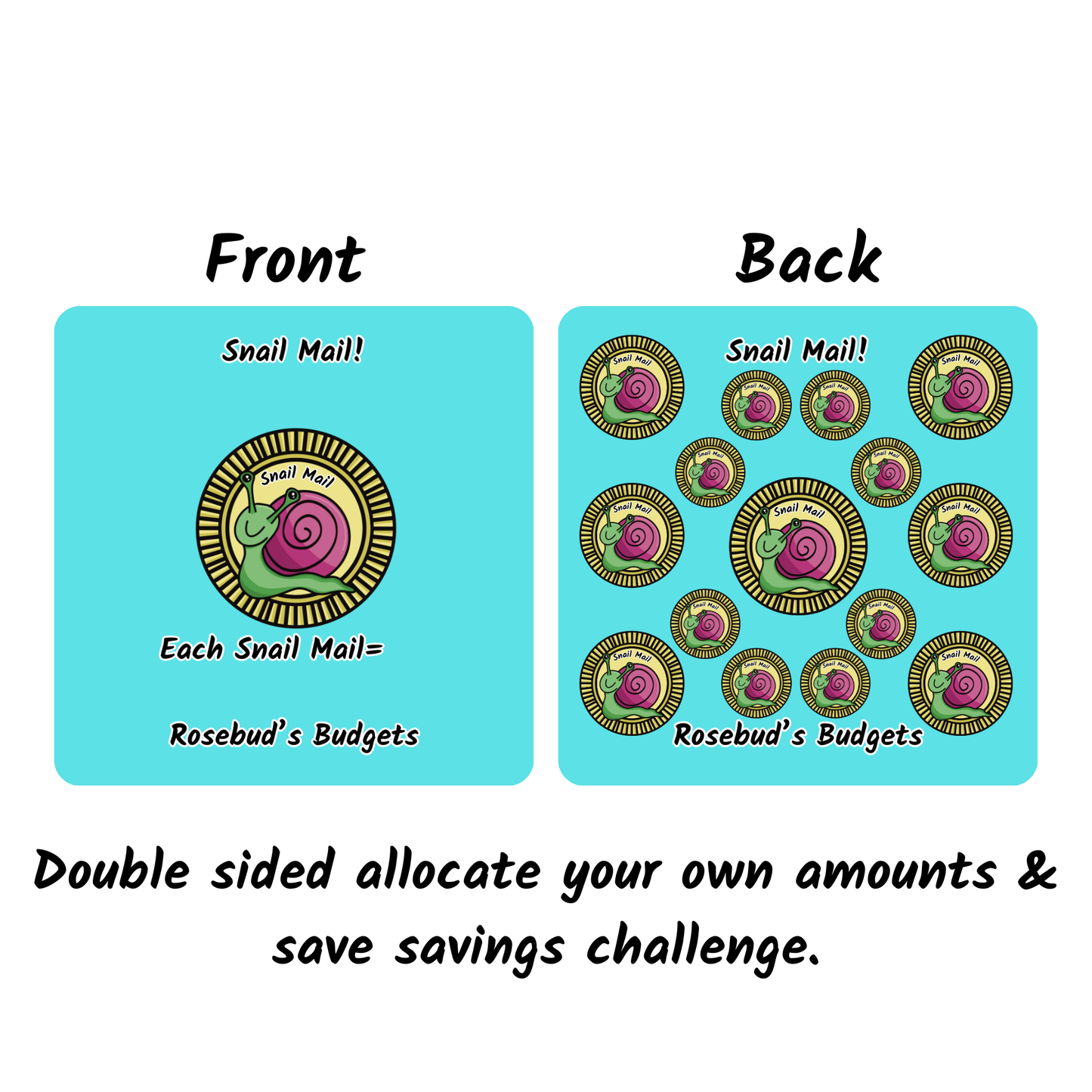 Snail Mail Teeny Tiny saving challenge