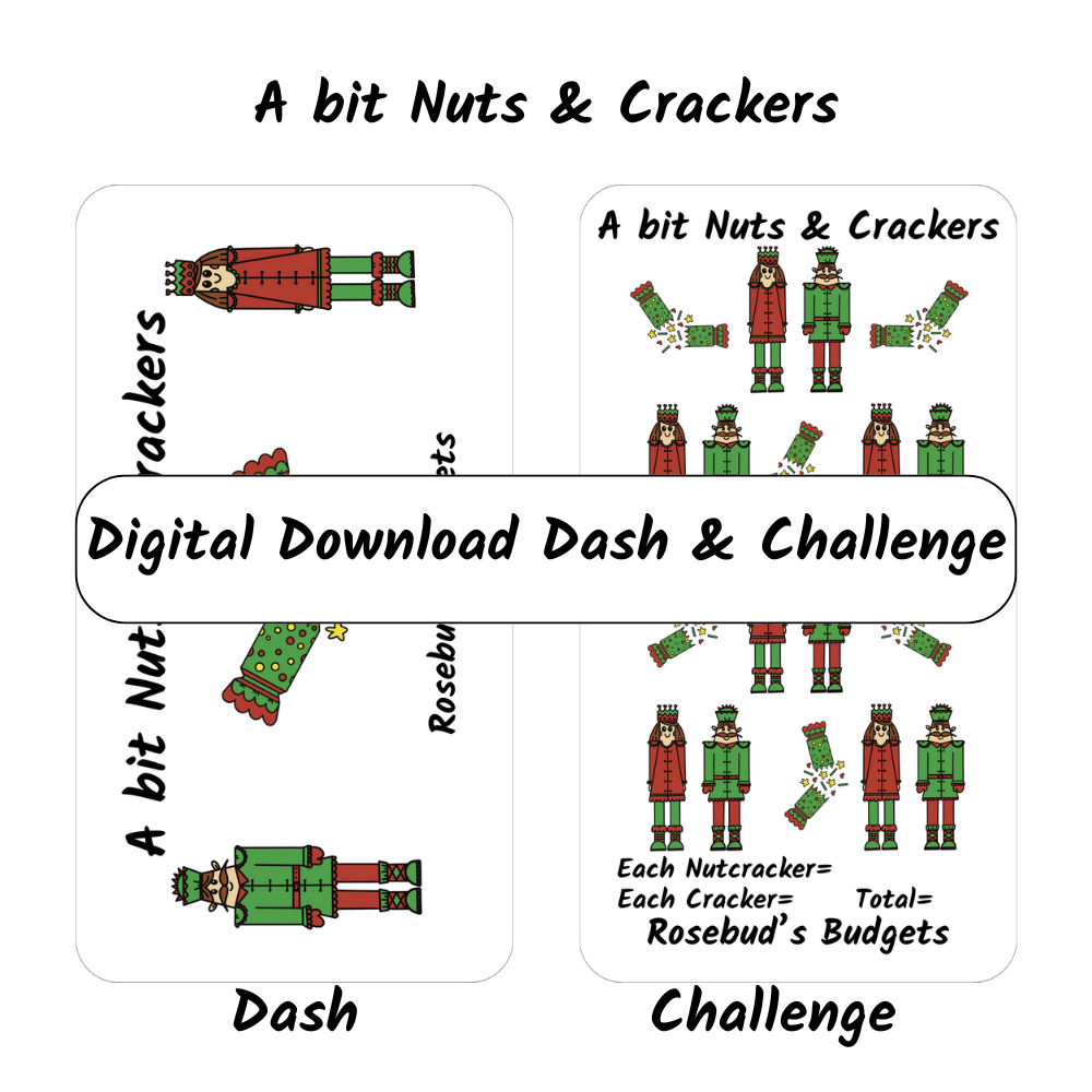 A bit Nuts & Crackers Savings Challenge & Dash DIGITAL DOWNLOAD (Variant 3 & 4)