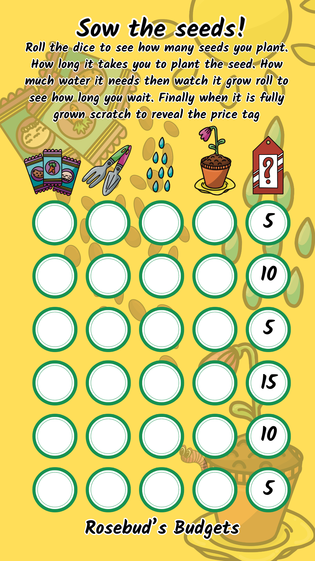 Grow your savings collection - Full set of 8 saving challenges