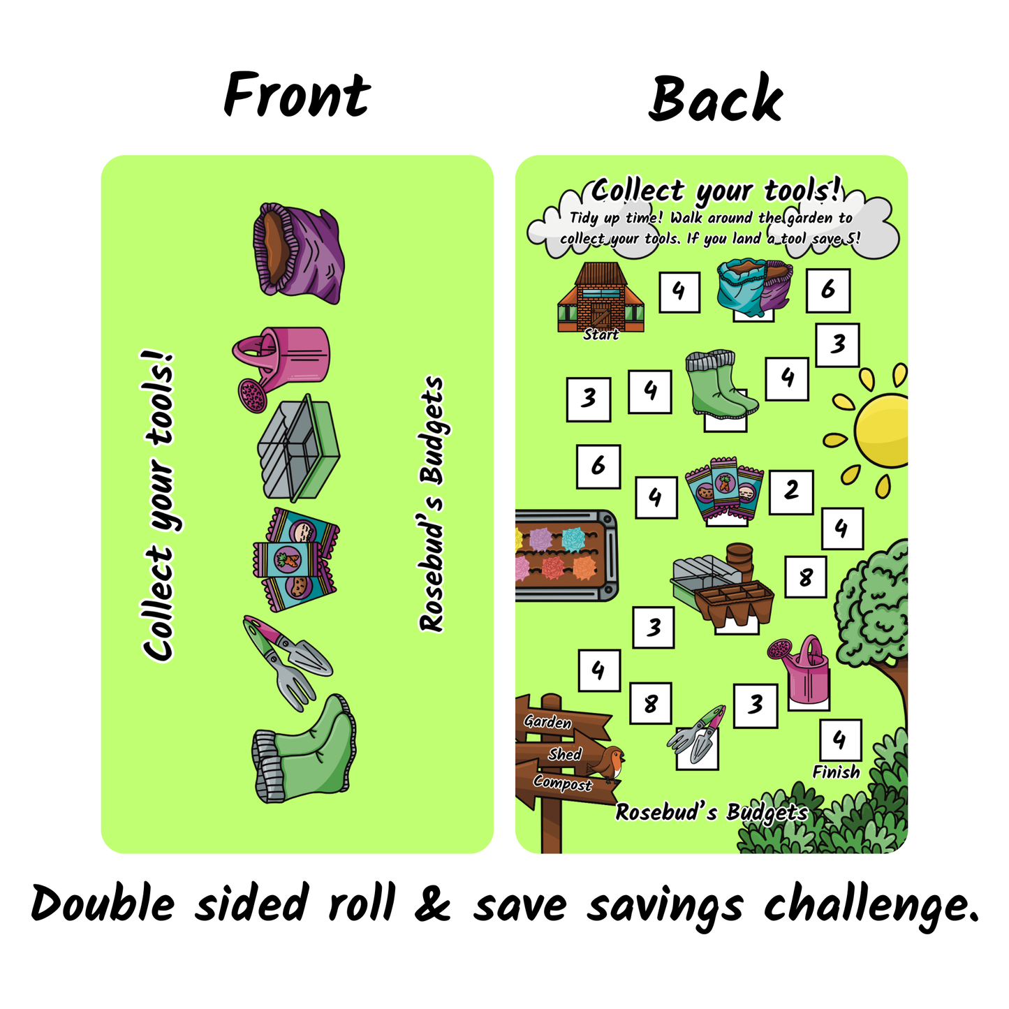 Grow your savings collection - Full set of 8 saving challenges