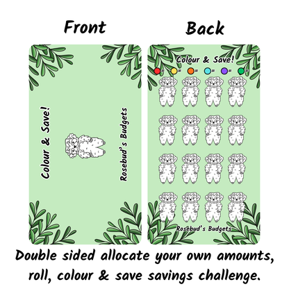 Sloth Collection - Full set of 4 saving challenge