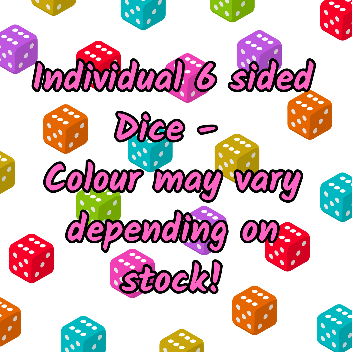 6 diced die