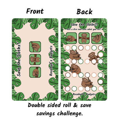 Sloth Collection - Full set of 4 saving challenge