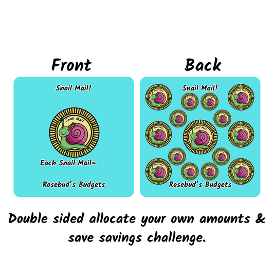 Snail Mail Teeny Tiny saving challenge