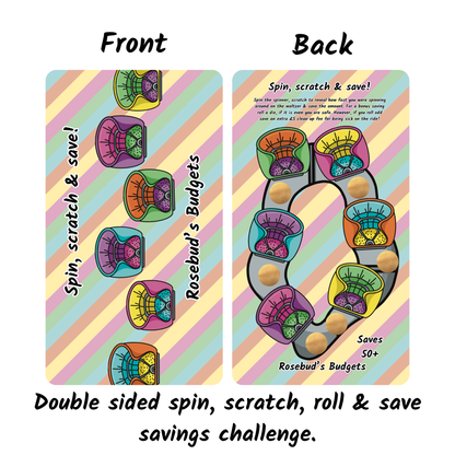 Saving at the Fun Fair Collection - Set of 4 saving challenges